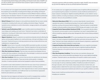 Rare and complex diseases in focus: ChatGPT's role in improving diagnosis and treatment